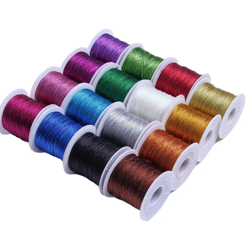 100meters/roll 1mm Round Nylon Beading Cord Thread Polyester Rope String For Hairpin Bracelet Necklace Findings Jewelry Making view 5