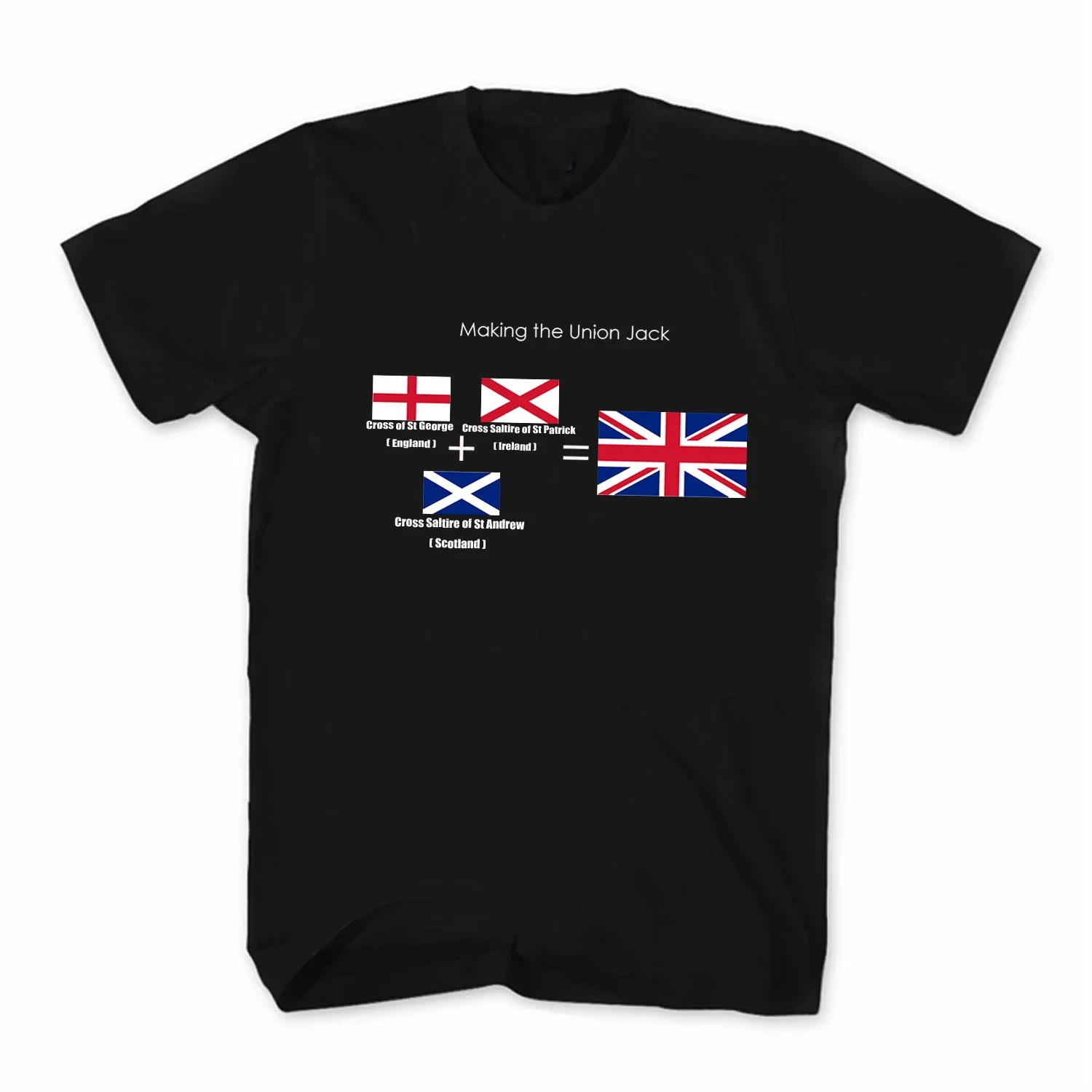 

Изготовление Юнион Джек. Лидер продаж, футболка с составами британского флага, новая футболка из 100% хлопка с коротким рукавом и круглым вырезом, повседневный мужской топ