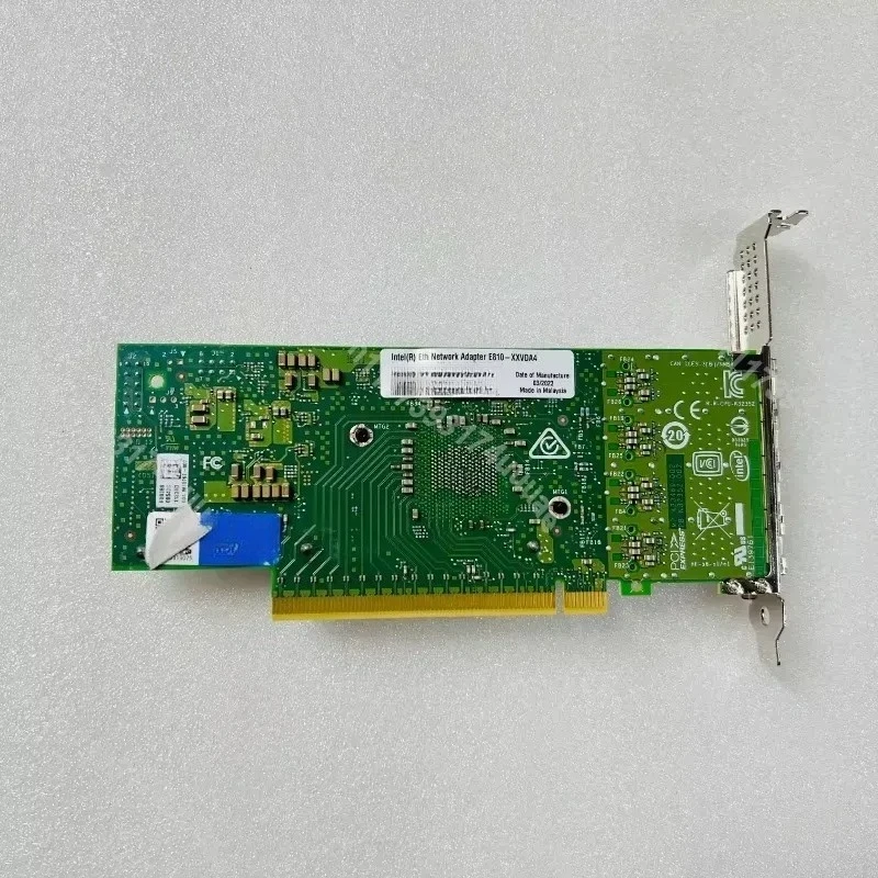 For E810-XXVDA4 25G Quad Port Network Interface Card 10GbE PCIe x16 Ethernet Adapter with Anti-counterfeit Blue Label