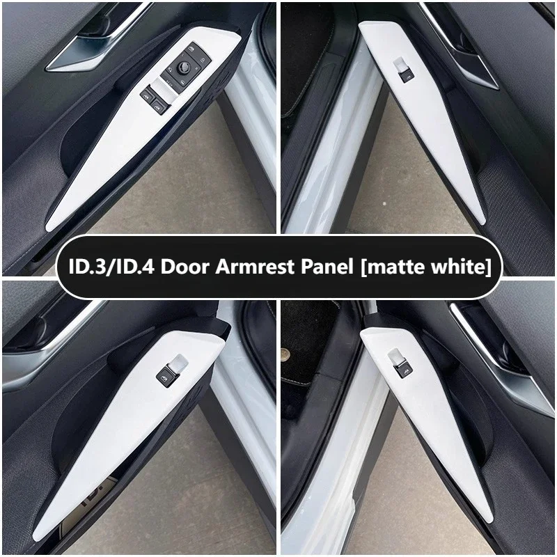 

Car Door Window Lift Panel Door Armrest Panel Protective Modification Interior Accessories for Volkswagen ID.3 ID.4X CROZZ