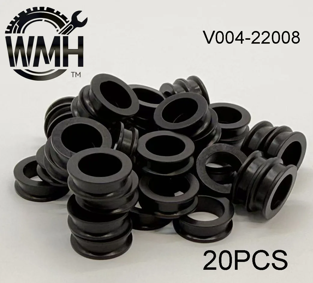 20pcs 22008 Fuel Injector Upper Rubber Seal 2325020010 Size 15*10*5.2mm For Toyota Previa Paseo 3.0 V6 Lexus ES300
