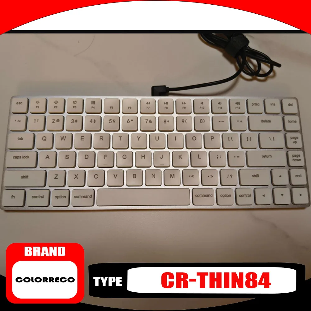 

ColorReco Thin84 Optical Axis Mechanical Keyboard Dual Mode Gift RGB Lightweight CNC Aluminum Alloy Wireless Bluetooth Keyboard