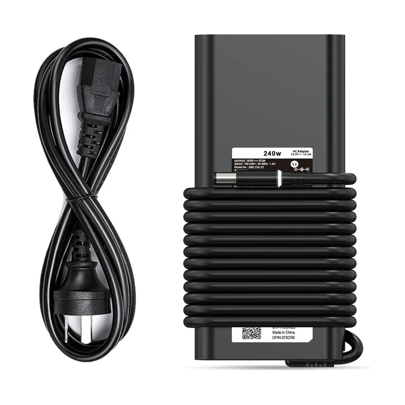 Suitable for Dell 240W new portable laptop charger, compatible with M17X, G15 gaming laptops and Alienware series