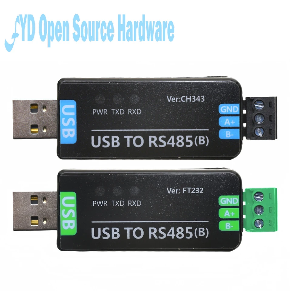 USB من الدرجة الصناعية إلى RS485 محول المنفذ التسلسلي RS485 وحدة الاتصالات FT232RNL/CH343G