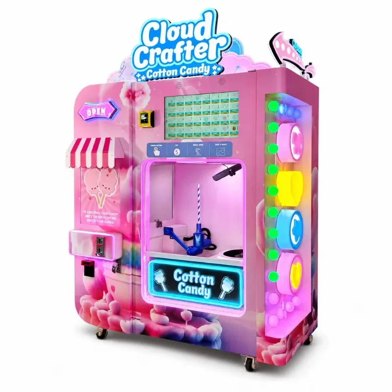 Commercial Sweet Small Cotton Candy Machine Automatic Maker for Business Use