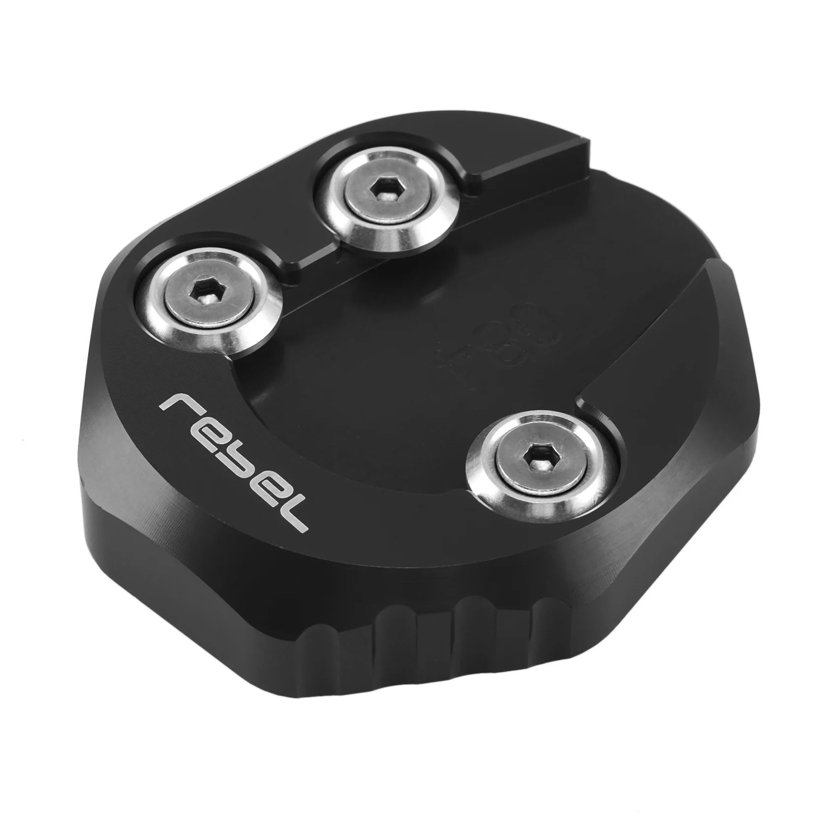 Motorcycle Kickstand Extension Pad Side Stand Enlarger Plate For Honda Rebel CMX300 CMX500 2017-2021-A61E