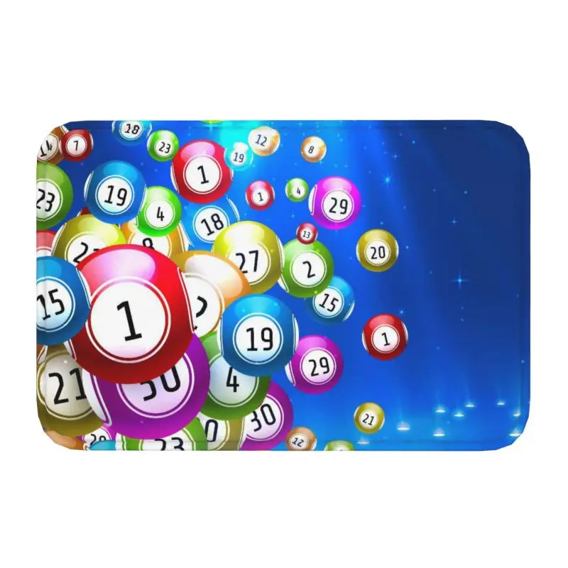 Personalized Hot Game Best Play Bingo Doormat Mat Anti-Slip Bathroom Kitchen Balcony Rug Carpet 40*60cm