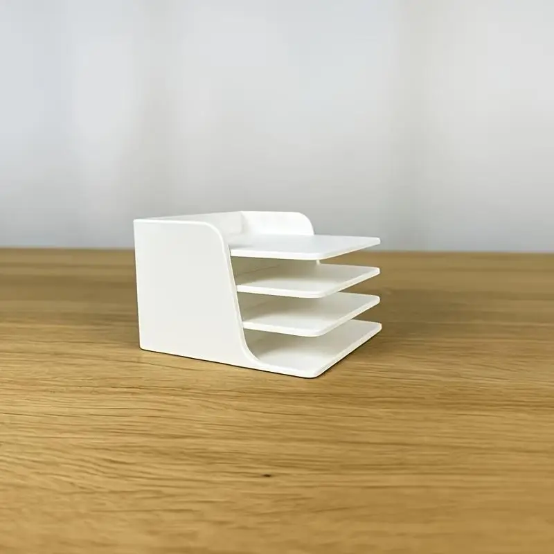 Stackable Desktop Sticky Note Holder Fits 76×76mm Square Notes Multi-Purpose