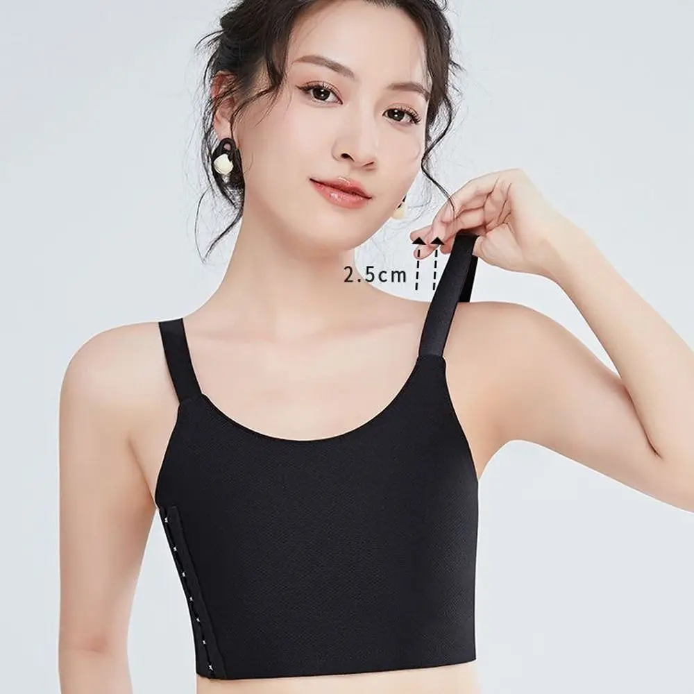 Slimming Style Sports Bralette Seamless Design Breathable Fabric Chest Shaping Underwear Thin Style Nylon Fabric