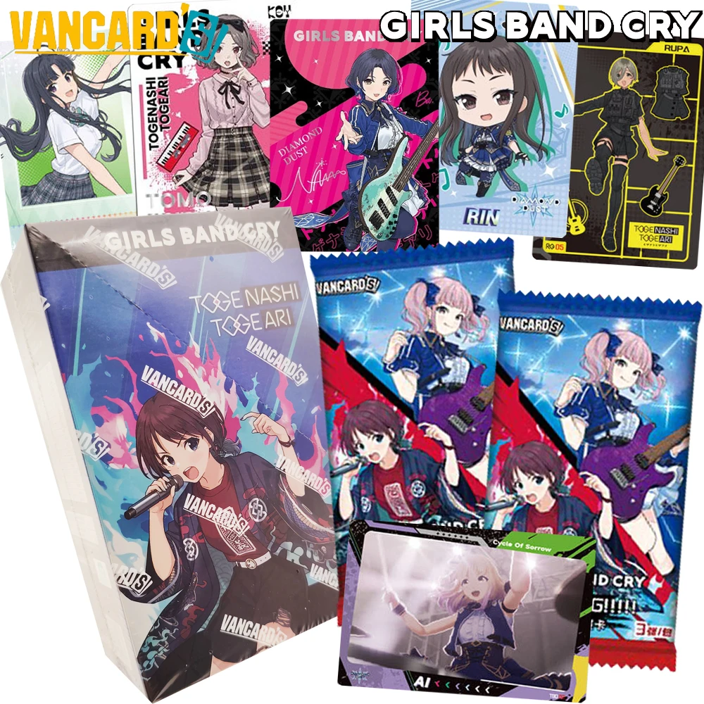

VANCARD'S Original Girls Band Cry Music Live Commemorative Collection Cards Anime High-quality Peripheral Hobby Cards Toys Gifts