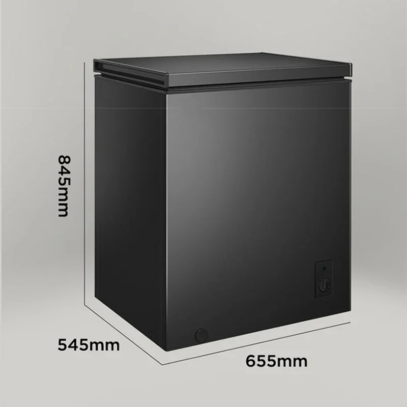 142L Household Freezer 6.8℉to -4℉with Removable Basket Free Standing Top Open Door Compact Freezer 450W