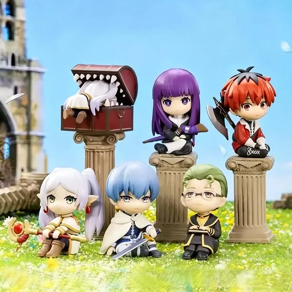 GONG FRIEREN Serie Modell Überraschungstüte Mystery Box Spielzeug Puppe Niedliche Anime-Figur Ornamente Sammlung