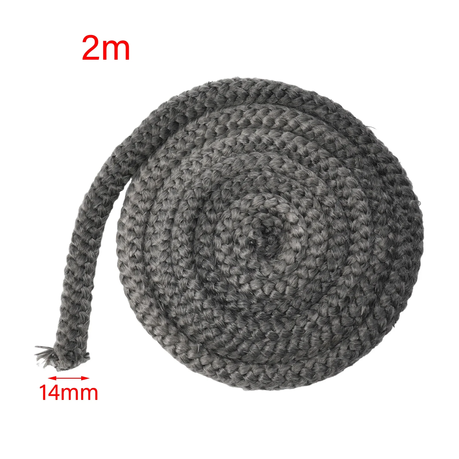 1 Pc Fiberglass Rope Seal Black Stove/Fire Wood Burning Stove 14/16mm 78Inch/2Meters Length Log Burner Door Seal For Boiler