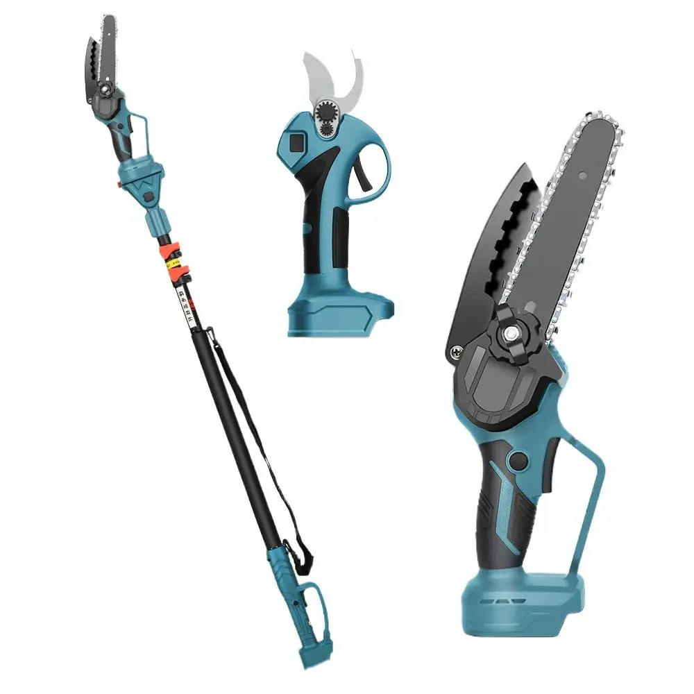 

3.0 Pruning Shear 6-Inch Chainsaw 2.5m Telescopic Rod Tronconneuse À Batterie Telescopic Electric Pruner Pole Chainsaw Pole Saw