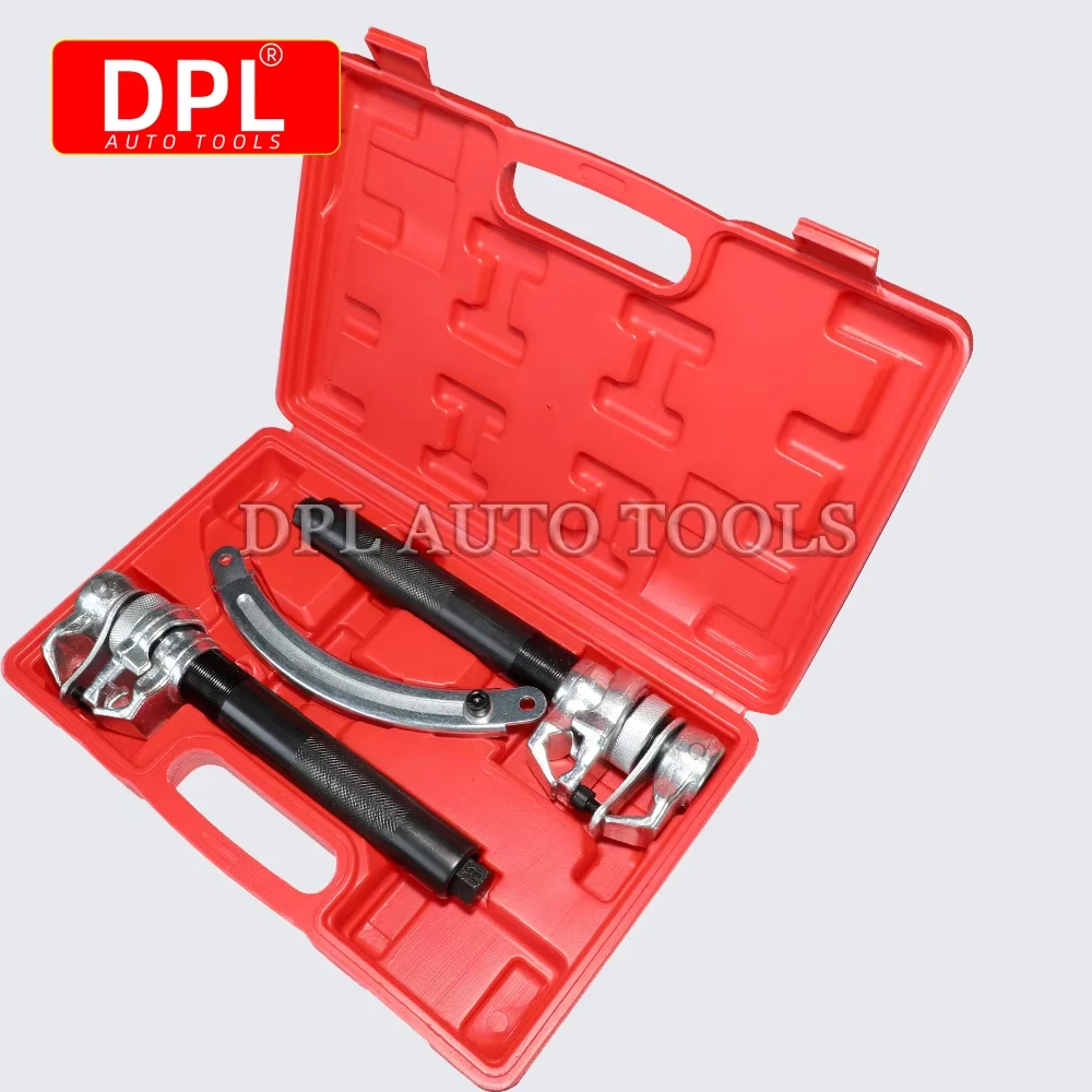 Coil Spring Compressor Tool Heavy Duty Macpherson Strut Spring Compression Set with Safety Jaws and Holder