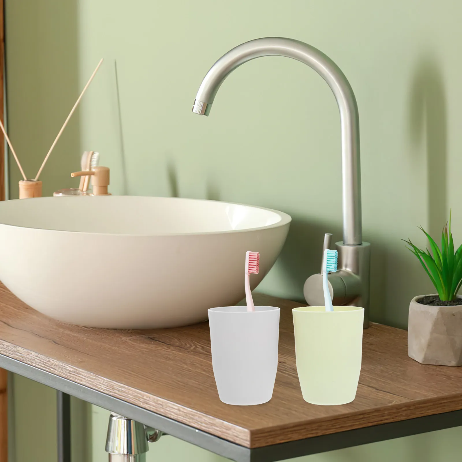 

10Pcs Travel Toothbrush Cups Portable Mouthwash Water Tumblers for Oral Hygiene Drinking Cups Bathroom Cup Bathroom Tumbler