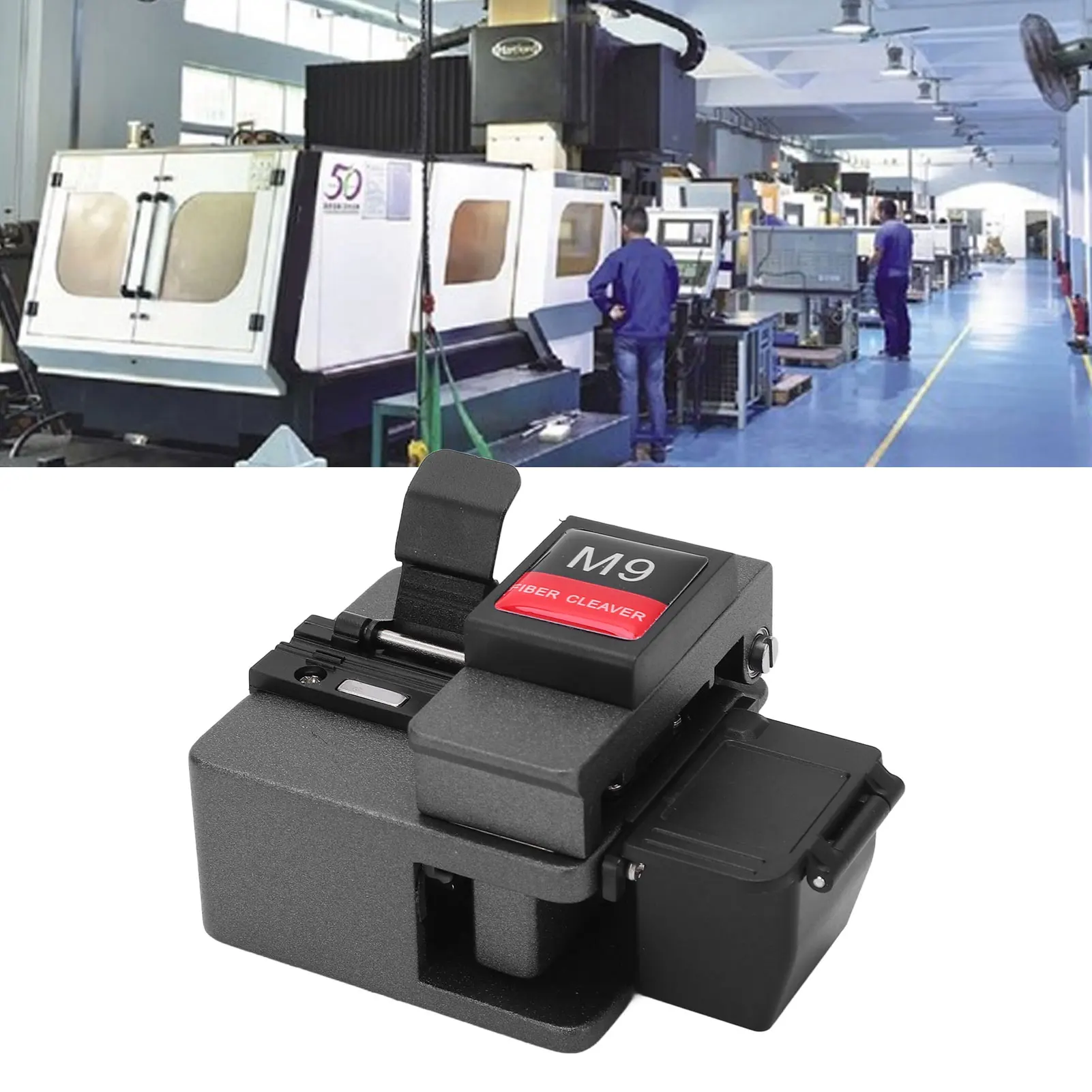 Fiber Optic Cleaver Optical Fiber Cleaver Automatic Knife Return 3 in 1 Fixture High Optical Fiber Cable Cutting Machine