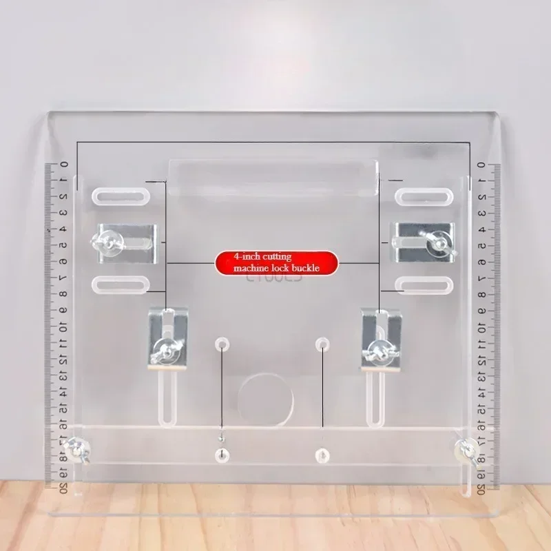 Cloud Stone Machine Ruler Handheld Saw Positioning Board Trimming Machine Bottom Board Mountain Support Auxiliary Guidance Tools