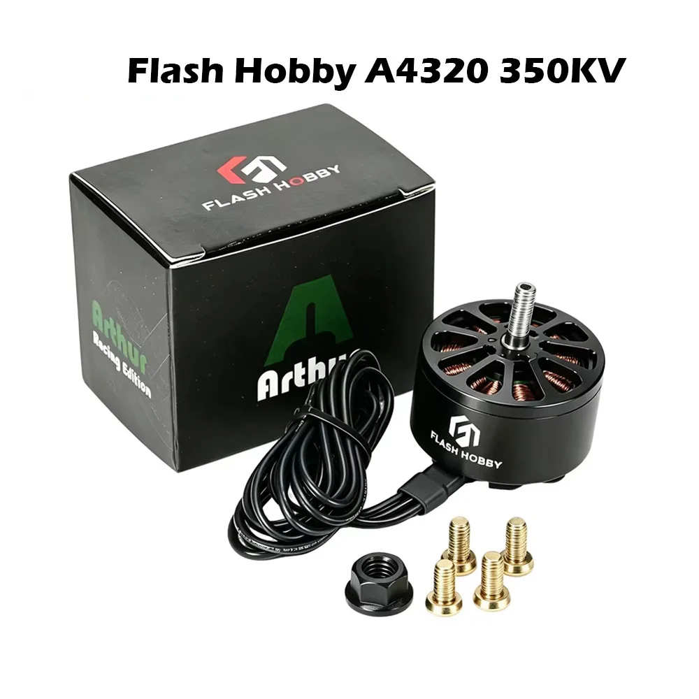 Flash Hobby A4320 4320 350KV 6-12S High Speed Brushless Motor Long Range X-Class for RC FPV Drone Model Accessories