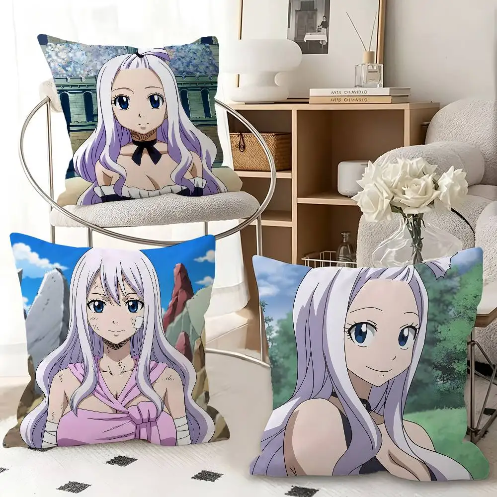 1pc Mirajane Strauss Fairy Tail Pillow Case Fashion Square Pillowcase Bedroom Sofa Room Ins Decoration Leisure
