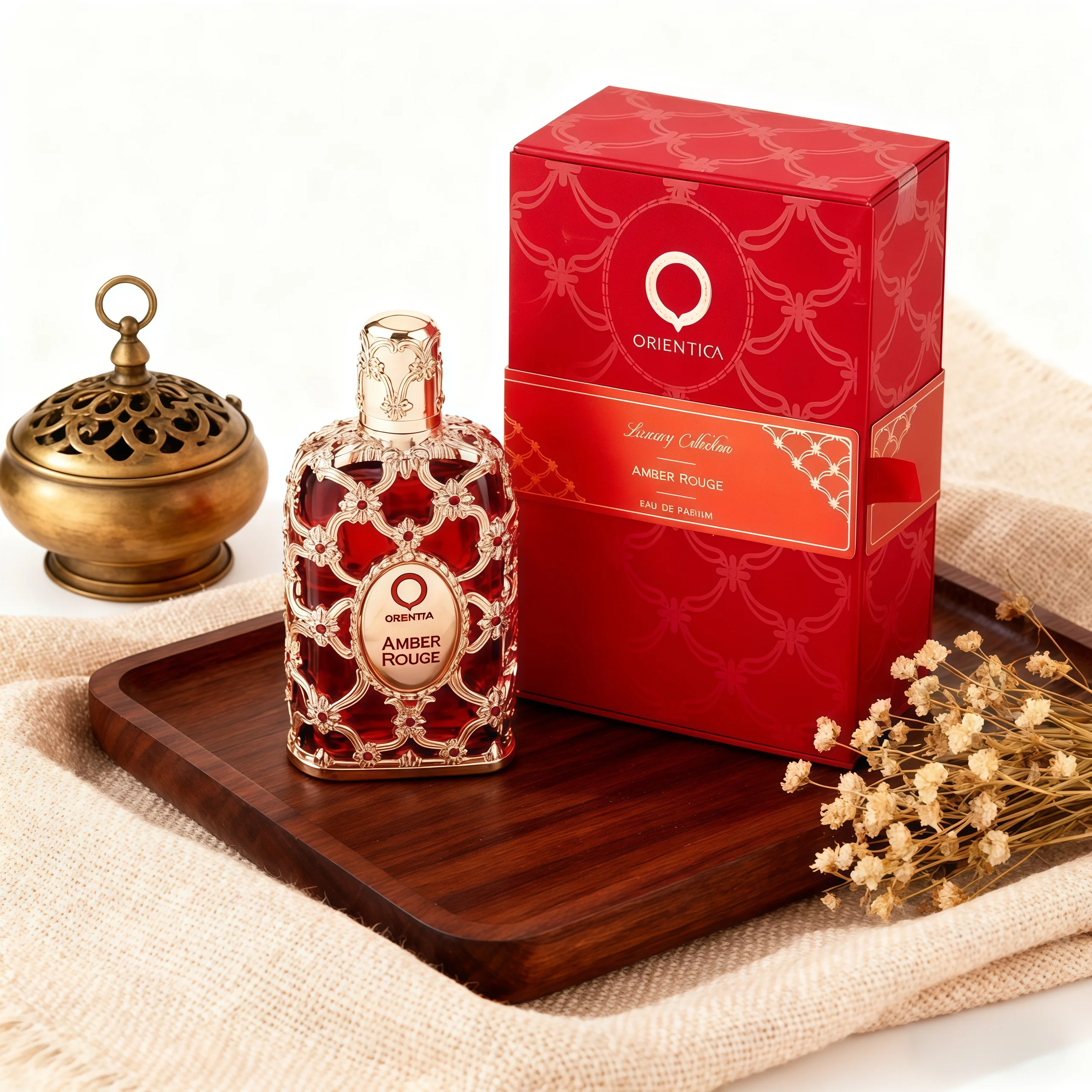 Perfume de ámbar real Premium para hombres y mujeres, regalo de Colonia Unisex, 100ml, elija oro rojo, aroma Gourmand picante, olor duradero