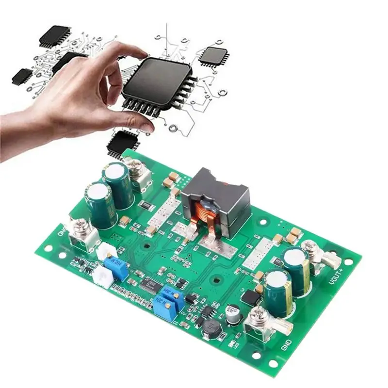 A76I-LT8705 Automatic Lift Module 600W Voltage And Current Adjustable LT8705 Solar MPPT CC-CV Charging Board Easy Install Easy T