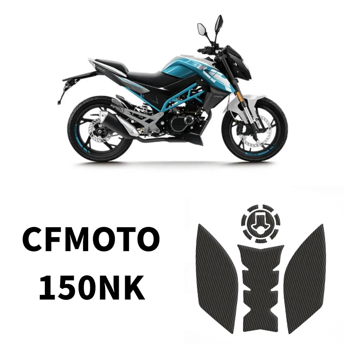 

Motorcycle fuel tank pad sticker decal gas cover protector Accessori set waterproof for CFMoto 150nk 3D