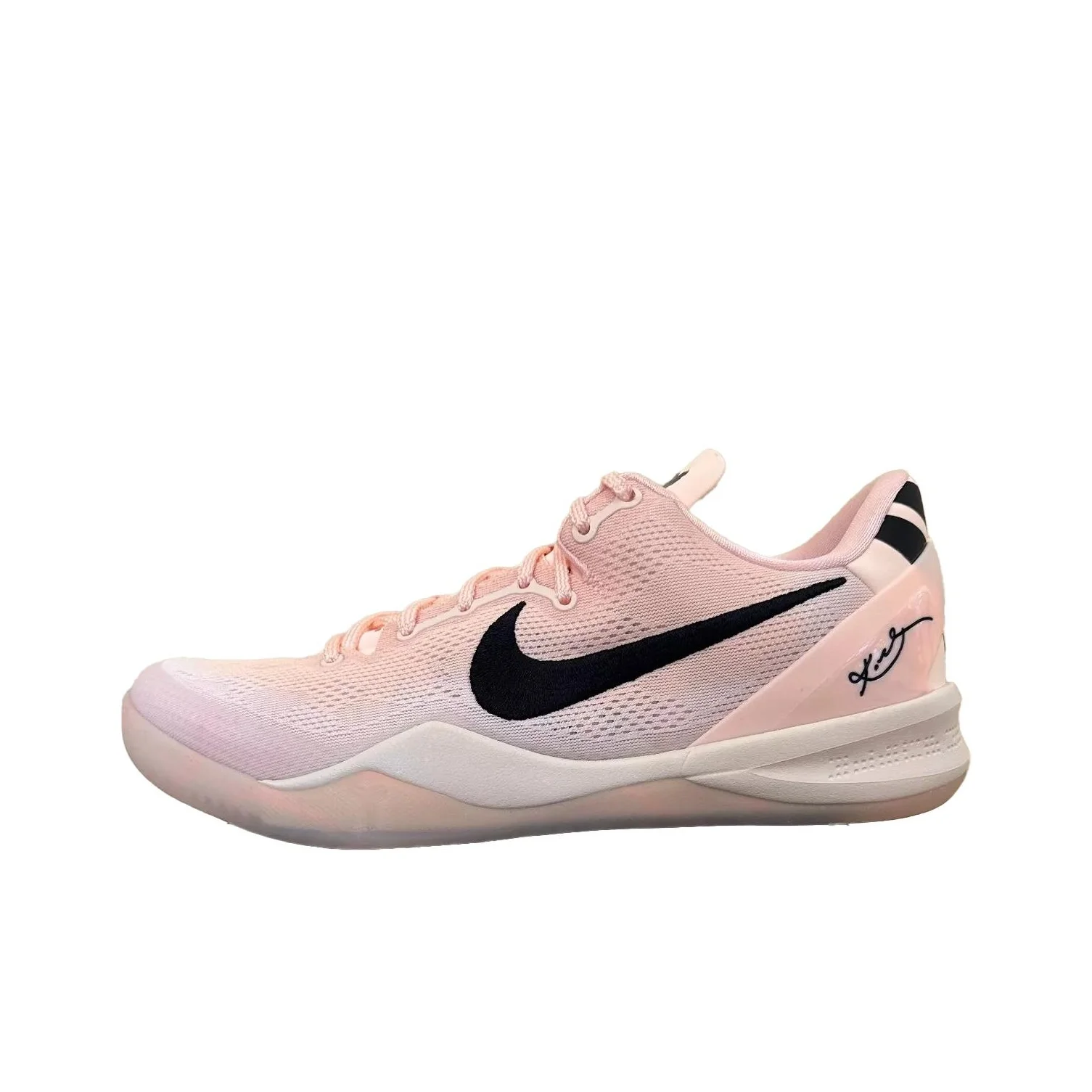 Nike Kobe 8 Basketball Shoes Unisex Low Top Pink/Black HQ3138-800
