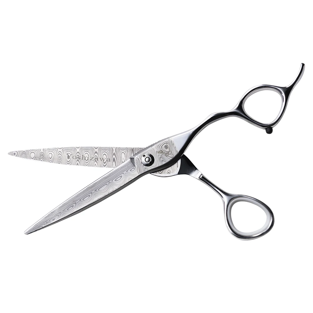 Luxury 7.0 Inch Pattern Hairdressing Barber Scissors Damascus Pattern