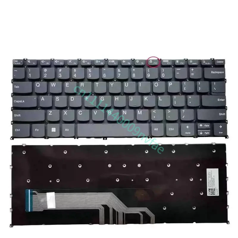 US For Lenovo IdeaPad 3-14ALC6 3-14ITL6 3-14ADA6 3-14ALC6 3-14ITL6 Laptop Keyboard grey 0.3