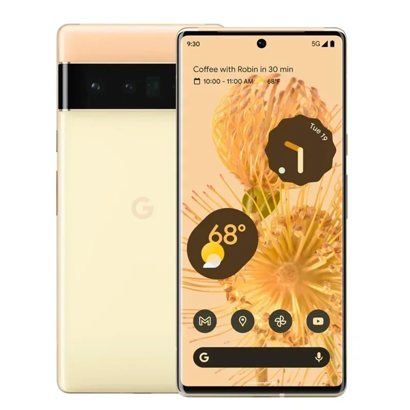 Google Pixel 6 Pro 6Pro 5G 6,71 дюйма 12 ГБ ОЗУ 128/256/512 ГБ ПЗУ NFC восьмиядерный процессор Google Tensor оригинальный разблокированный мобильный телефон