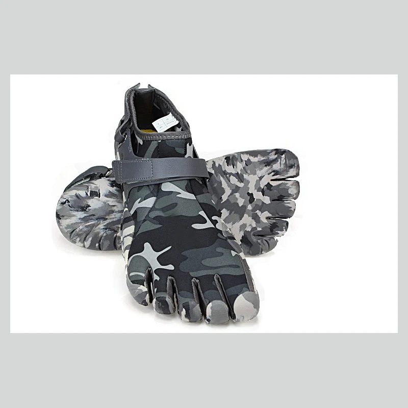 

New camouflage five-toe shoes, five-toe barefoot shoes, ultra-light breathable rock climbing shoes, outdoor running shoes