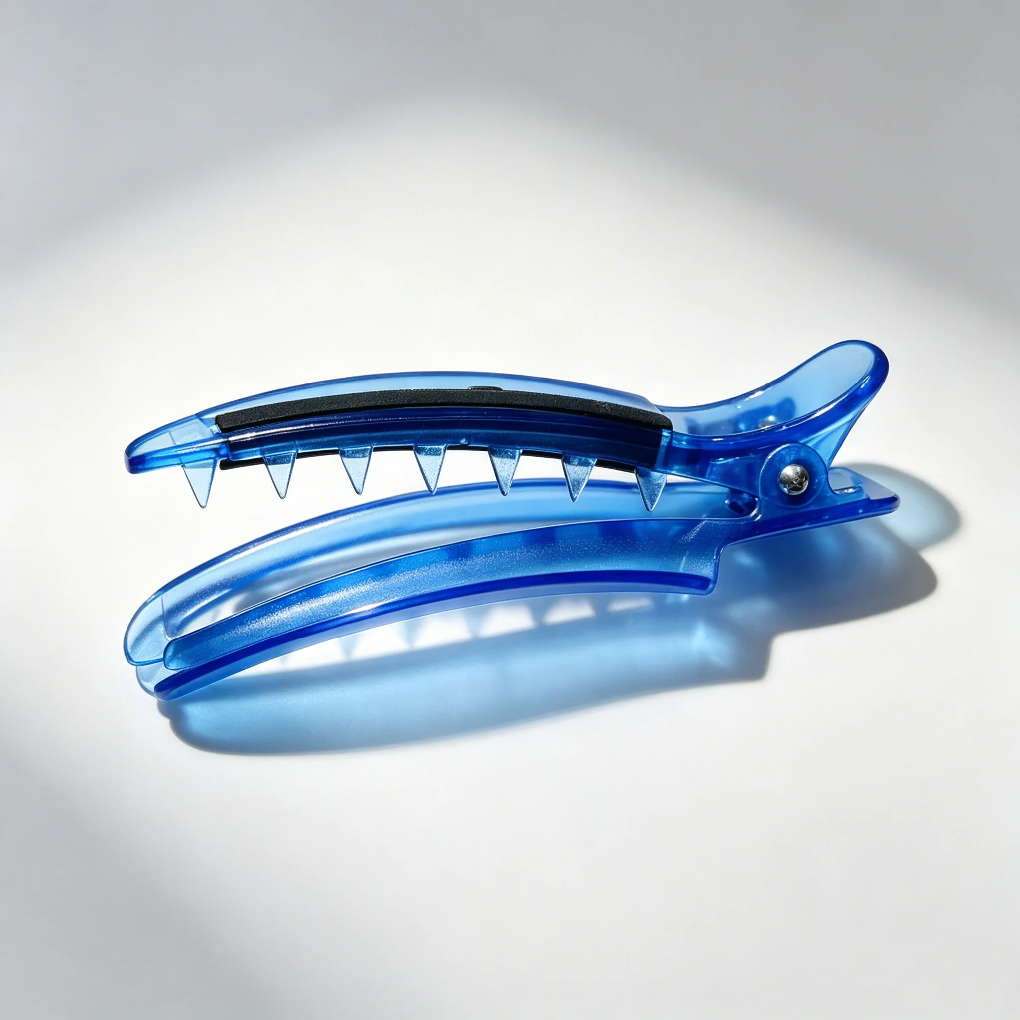 1PCS/2PCS Sectioning Clip, Heat Insulation Easy Speed Separator Clip Set for Wig Extension Hair Highlighting, Blue,Black
