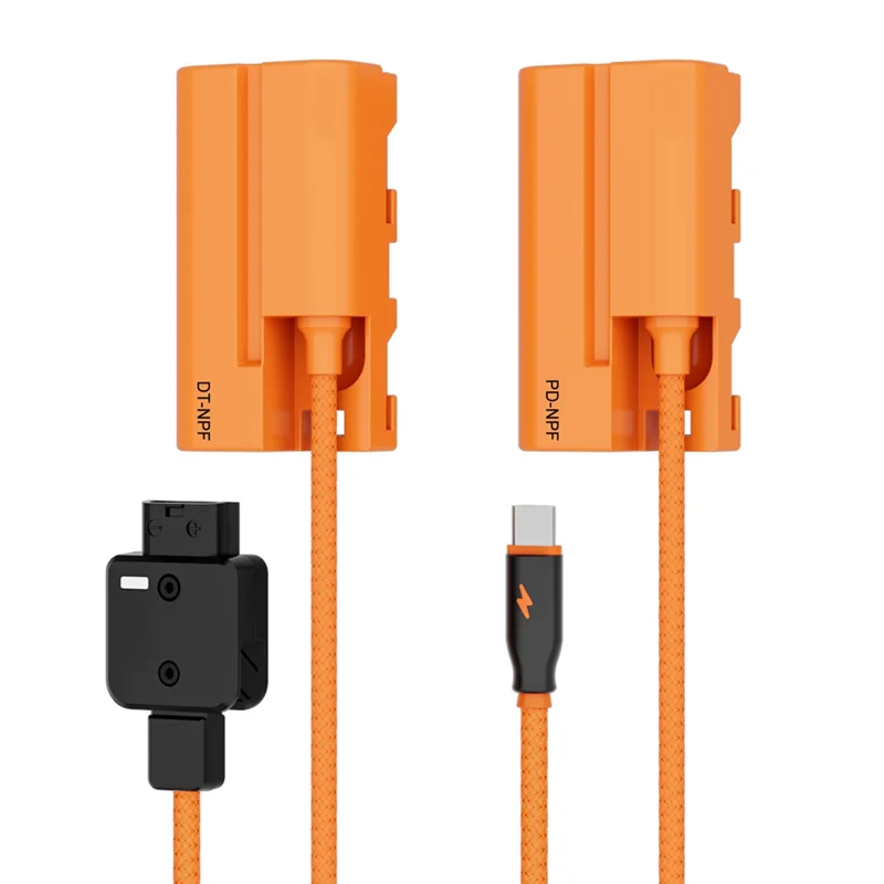 

ABGI-DT-NPF кабель-пустышка аккумулятора D-Tap к NPF для Sony NP-F970 F960 F950 F770 F750 F570 F550 внешний источник питания