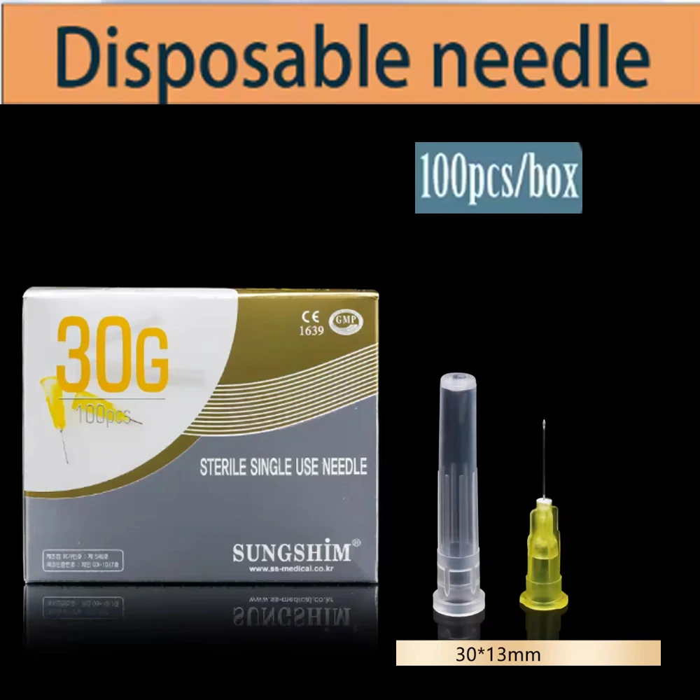 

31G 30G 34G 32G Teeth Disposable Needles Eyelid Tool Parts Painless Small Irrigator Superfine Beauty Meso Needles