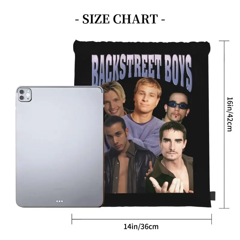 Backstreet Boys Music 2022 2023 Dna Tour Gift For Fan Drawstring Bags Gym Bag School Beach Bag