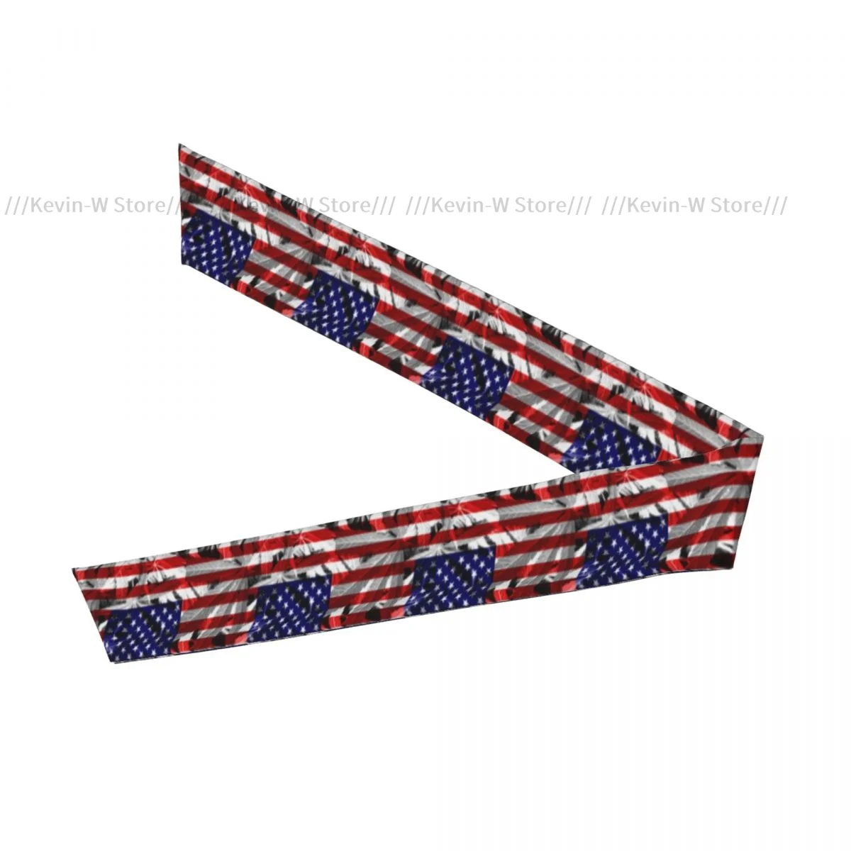 Sweatband Bandanas USA Flag Hairband Head Tie Sports Headband Hair Accessories