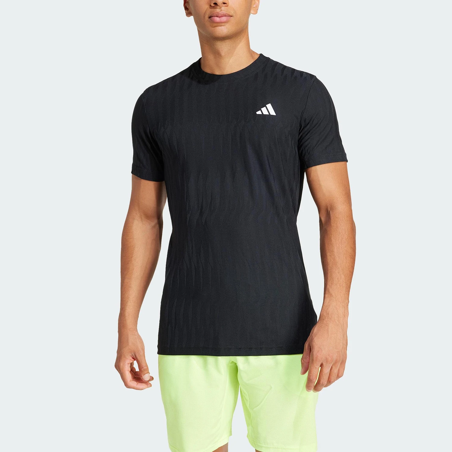 

Оригинальная летняя мужская дышащая спортивная трикотажная футболка Adidas с короткими рукавами JF8459