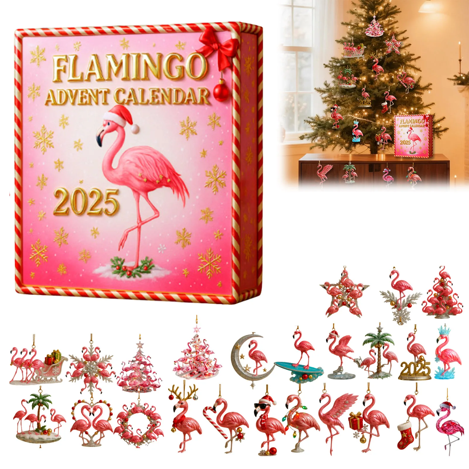 Days until I Do The Advent Calendar 24 Unique Christmas Decorations Holiday Decorations Perfect Outdoor Digital Clock with Timer