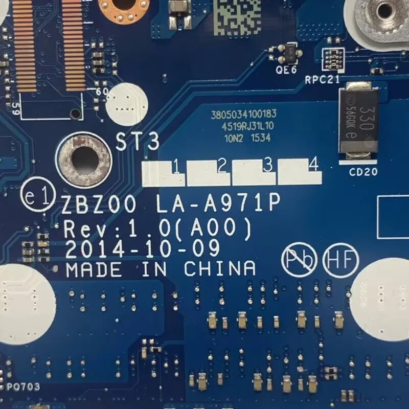 Imagem -03 - Placa-mãe do Portátil para Dell E7250 Cn0tphc4 0tphc4 Tphc4 Mainboard Sr23v I75600u Cpu Zbz00 La-a971p 100 Totalmente Testado Bom