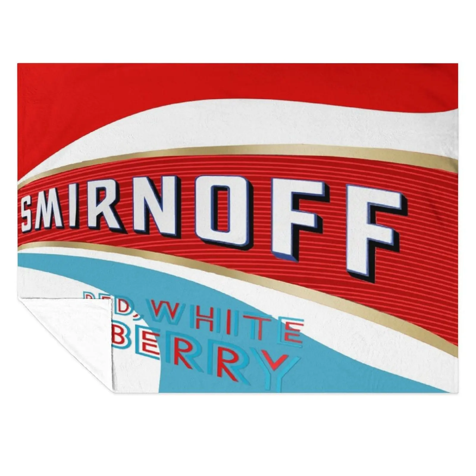 

Smirnoff Red White and Berry Throw Blanket Heavy Sofas Soft Plush Plaid Plaid on the sofa Blankets