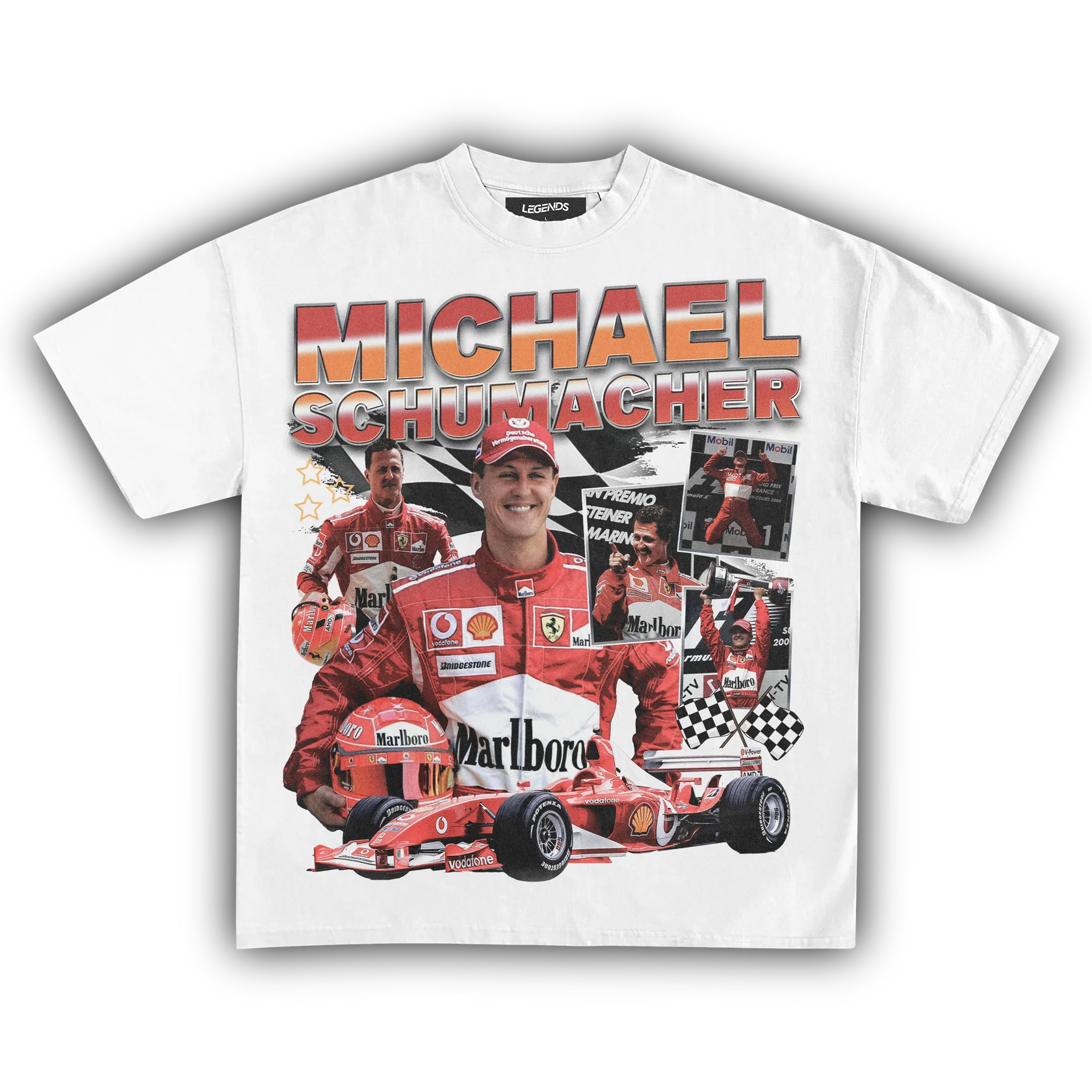 Футболка-с-принтом-racing-driver-michael-schumacher-для-лета-повседневная-мода-мужской-дышащий-топ-из-чистого-хлопка-в-стиле-ретро