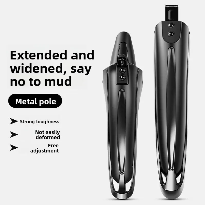 Bicycle Mudguard Widened Extended PP Plastic Splash Guard Fit for 26 Inch 27.5 Inch Mountain Bike Road Bike Cycling Accessories