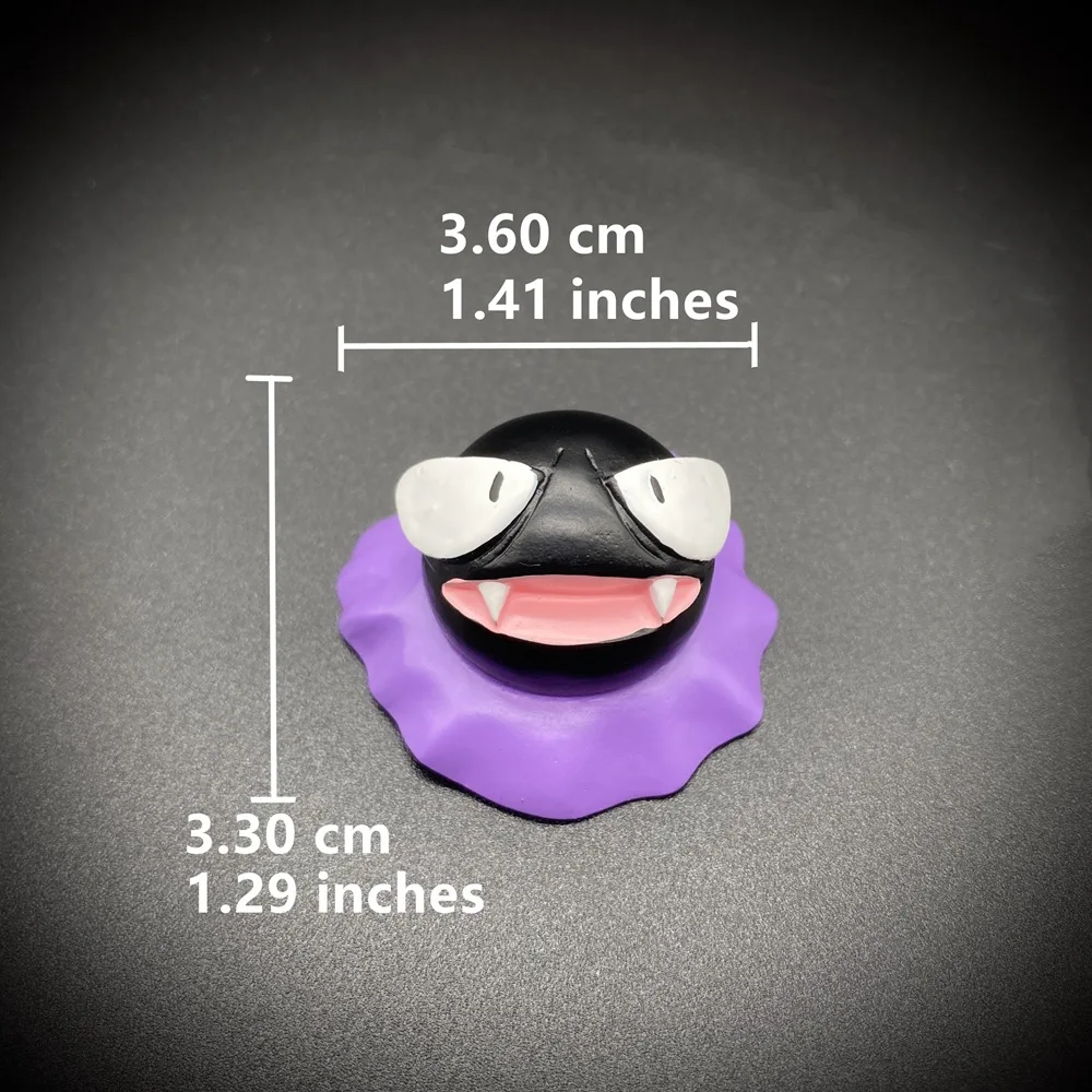Pokémon Anime Action Figure Gengar Gastly Misdreavus Haunter Duskull Ghost Car Interior Air Outlet Decoration Kawai Car Ornament view 5