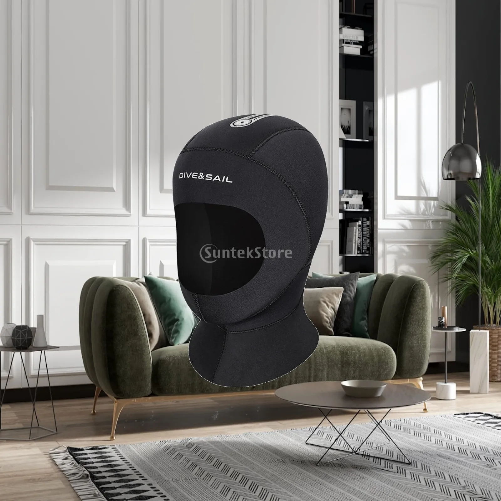 

3mm Neoprene Wetsuit Hood Scuba Diving Cap Waterproof Swim Cap for Swimming Snorkeling Kayaking Canoeing