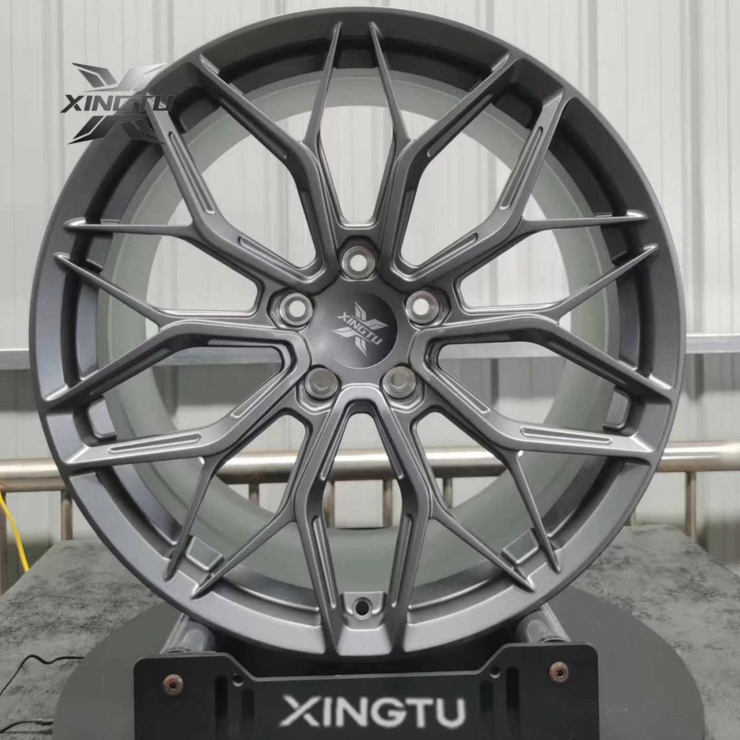 18 19 20 21 22 Inch Grey Finish Forged Passenger Car Wheels 5x112 5x120 5x114.3