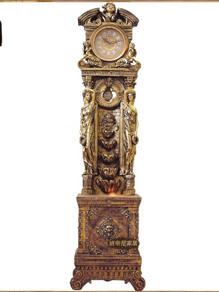 

the Grandfather Clock Vertical Bell Large Standing Grandfather Clock Antique Clock