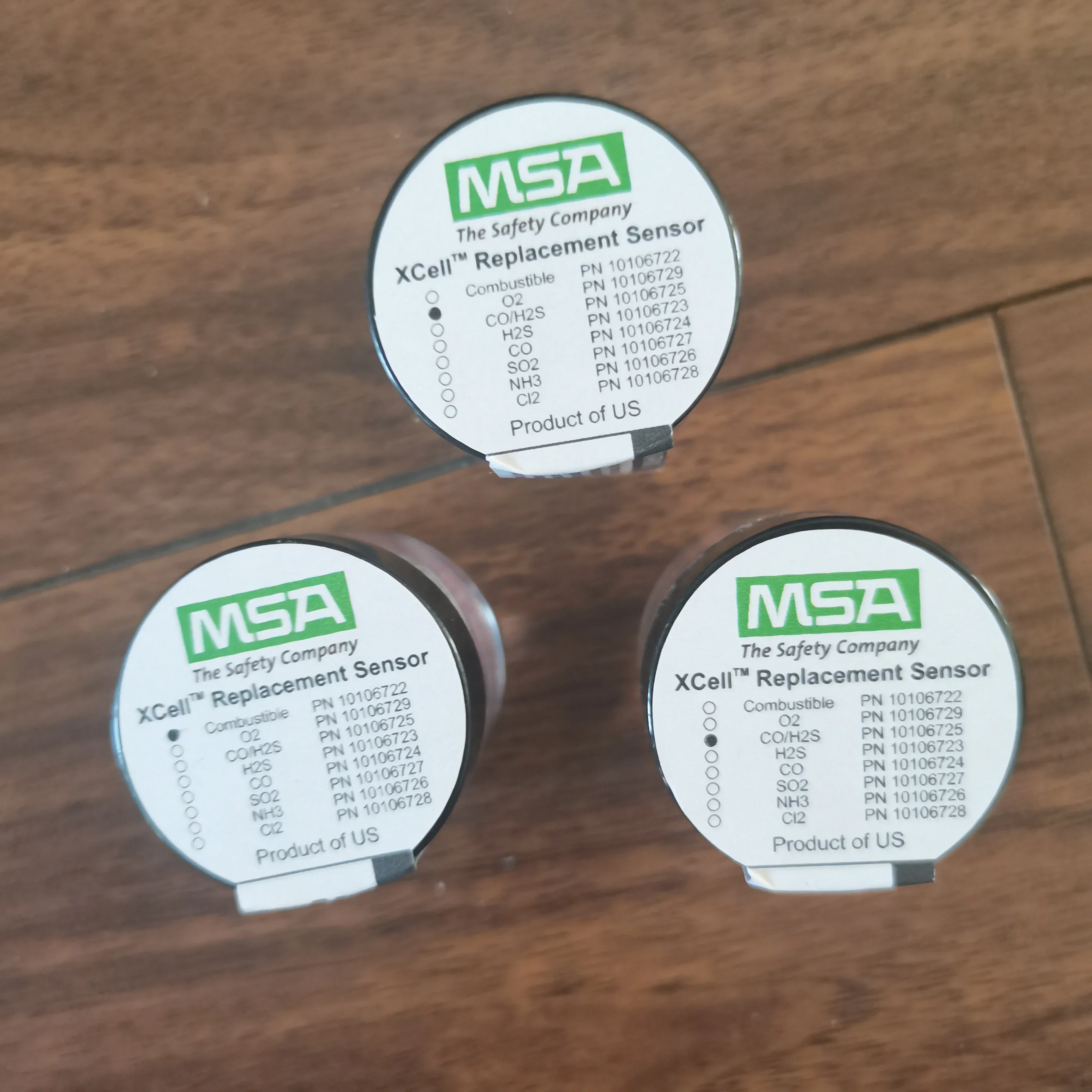 Capteur O2 MSA XCell 10106729 pour modèles Altair 4X - 4XR et 5X