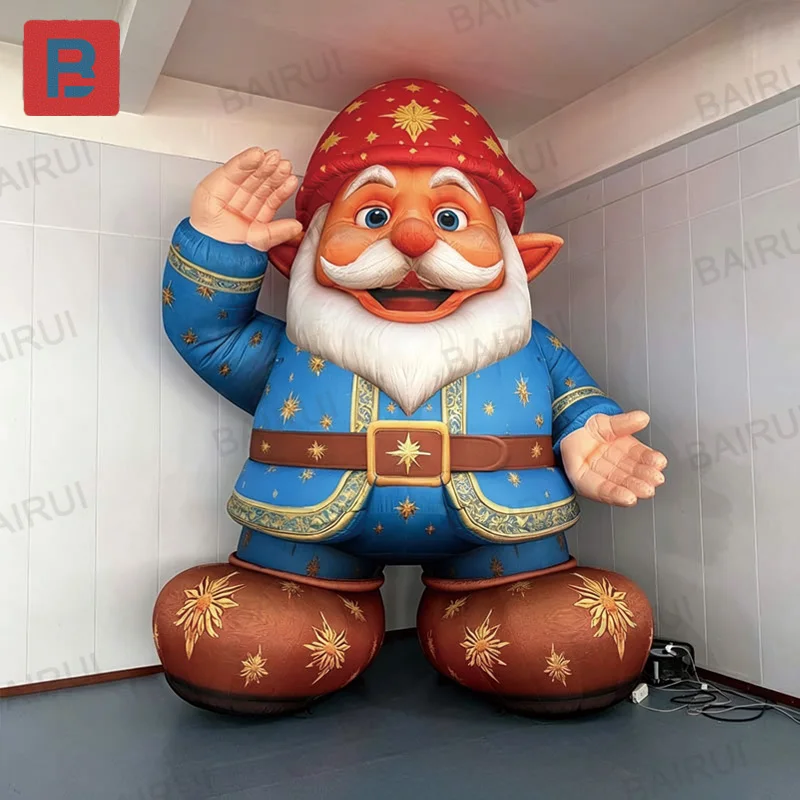 Inflatable Santa Claus, for outdoor garden decoration, an inflatable animated character Santa Claus cartoon mascot