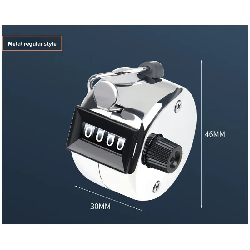 سهل الاستخدام جديد 4 أرقام عداد مسجل يدوي الفرس اليدوي تدريب الغولف جهاز العد الرقمي عداد ميكانيكي صغير #5